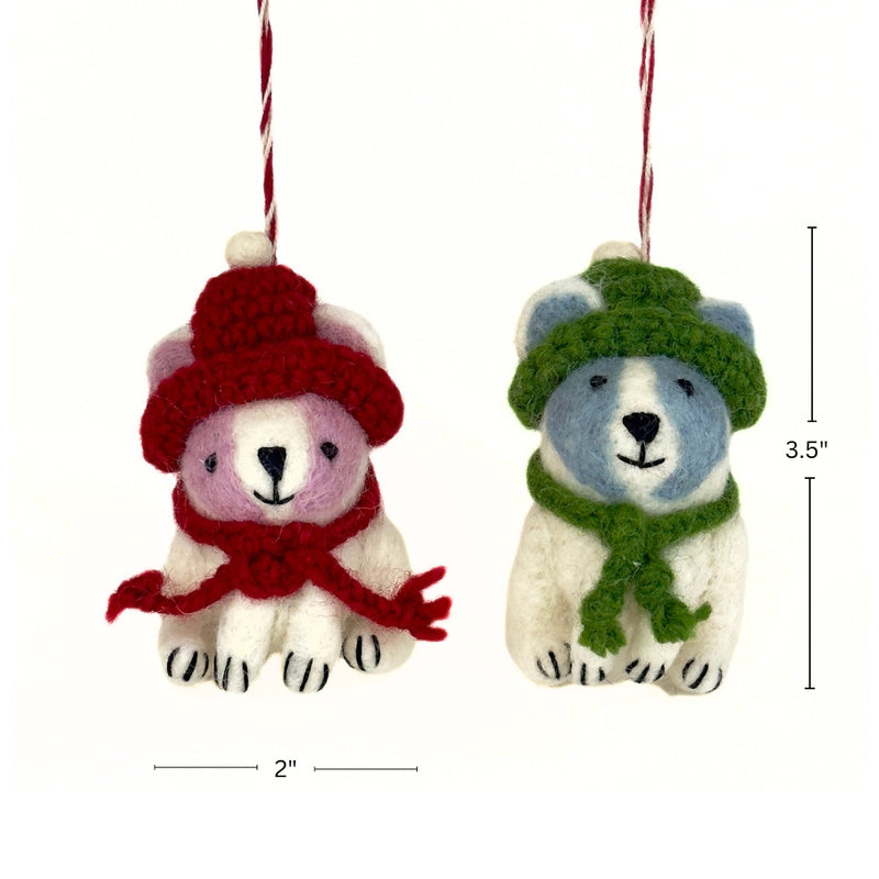 Humble Hilo Handmade Felt Christmas Ornaments