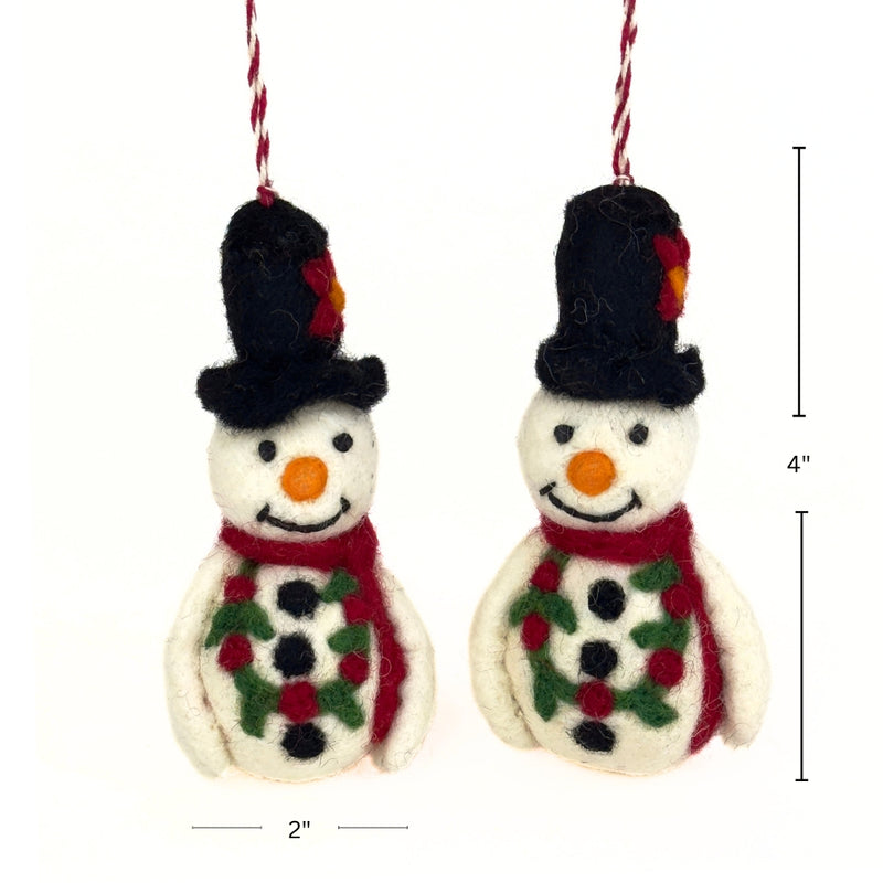 Humble Hilo Handmade Felt Christmas Ornaments