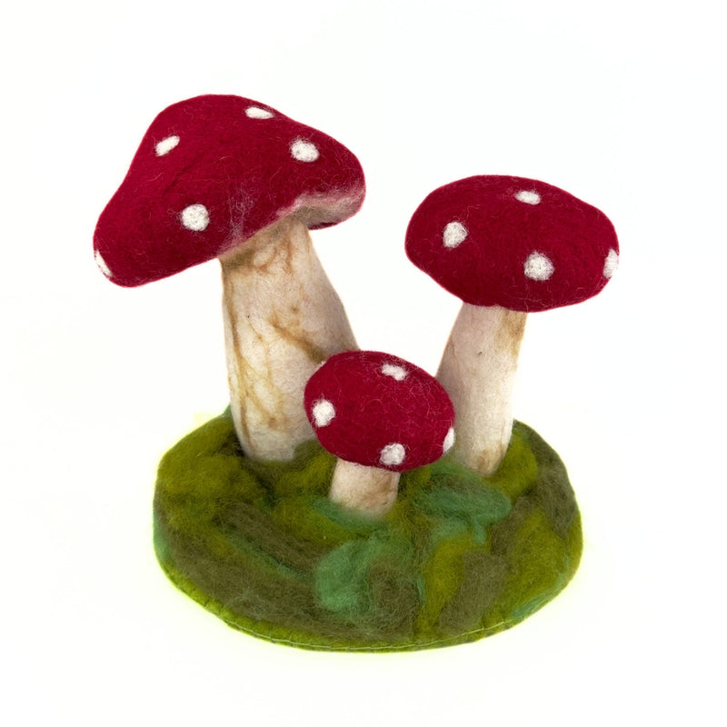 Humble Hilo Handmade Felt Mushroom Garden