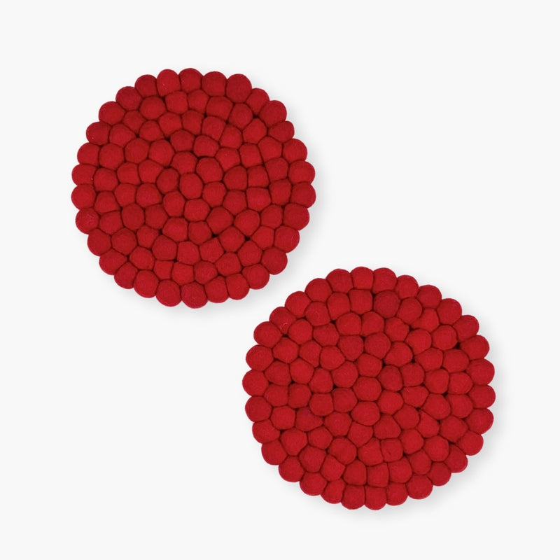 Humble Hilo Handmade Felt Trivets, Set of 2