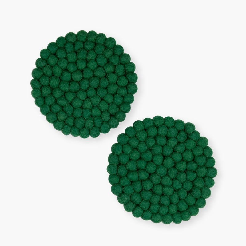 Humble Hilo Handmade Felt Trivets, Set of 2
