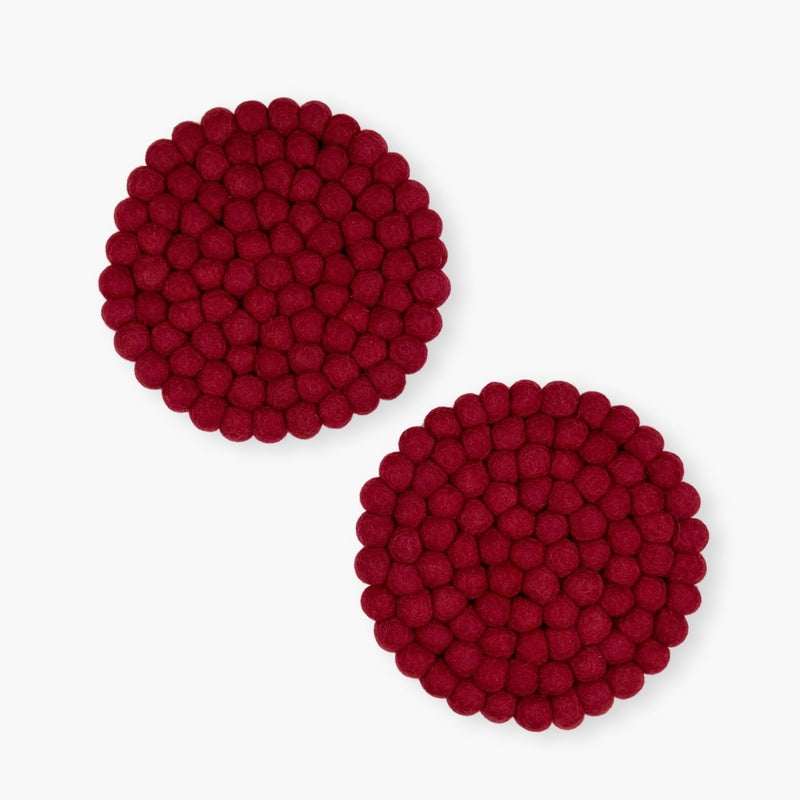 Humble Hilo Handmade Felt Trivets, Set of 2