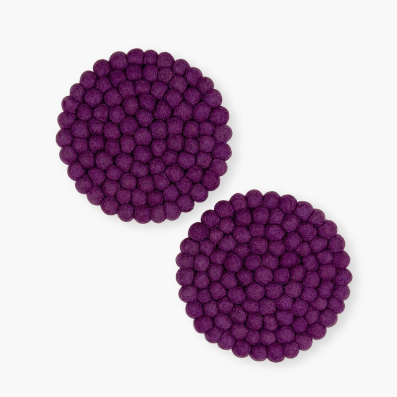 Humble Hilo Handmade Felt Trivets, Set of 2