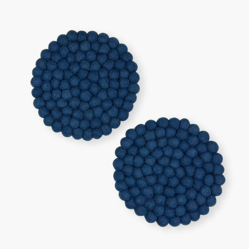 Humble Hilo Handmade Felt Trivets, Set of 2