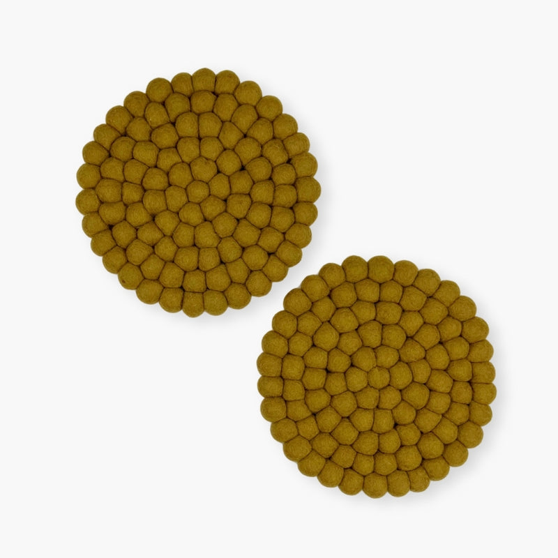 Humble Hilo Handmade Felt Trivets, Set of 2