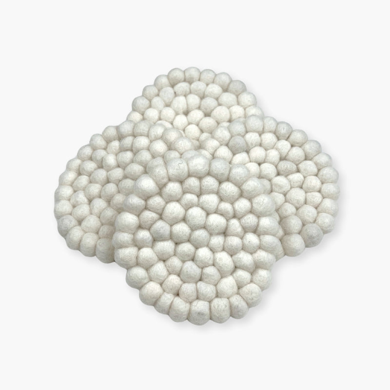 Humble Hilo Handmade Felt Coasters, Set of 4