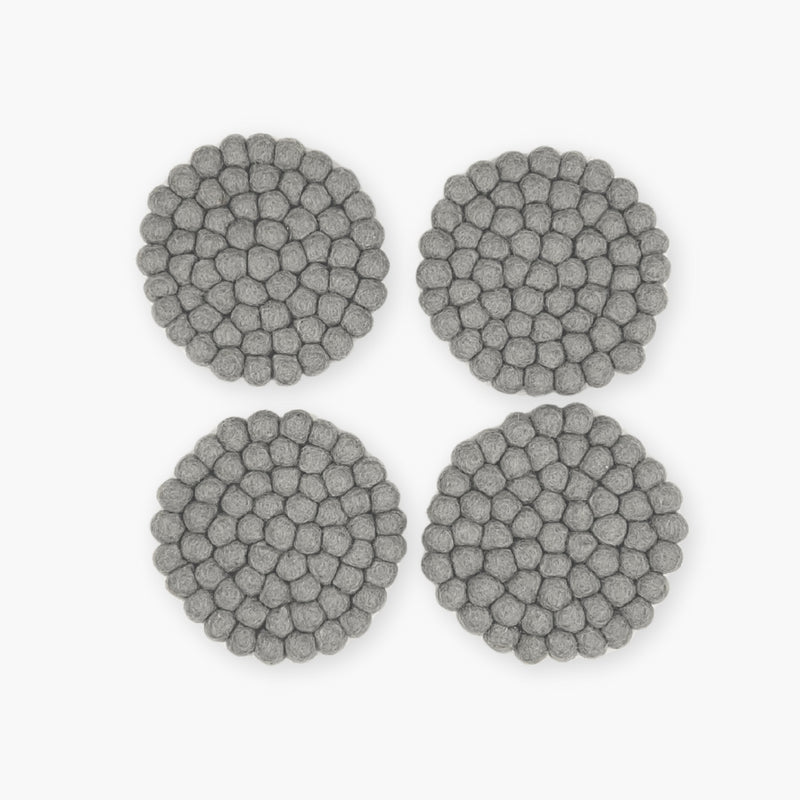 Humble Hilo Handmade Felt Coasters, Set of 4