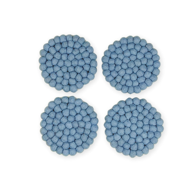 Humble Hilo Handmade Felt Coasters, Set of 4