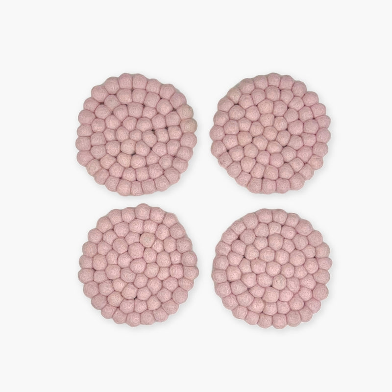 Humble Hilo Handmade Felt Coasters, Set of 4