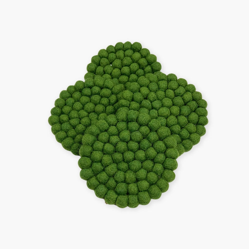 Humble Hilo Handmade Felt Coasters, Set of 4