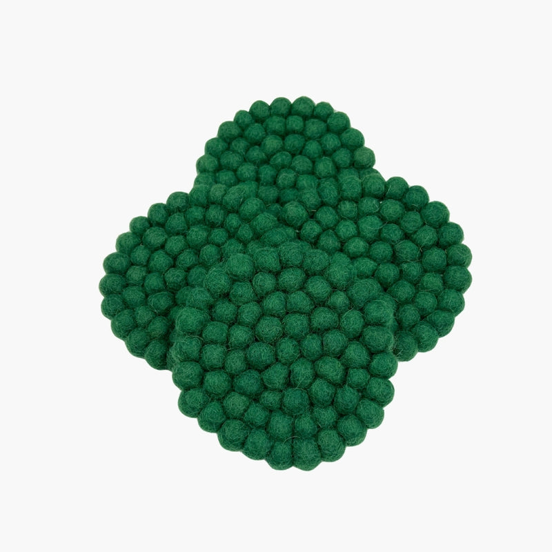Humble Hilo Handmade Felt Coasters, Set of 4