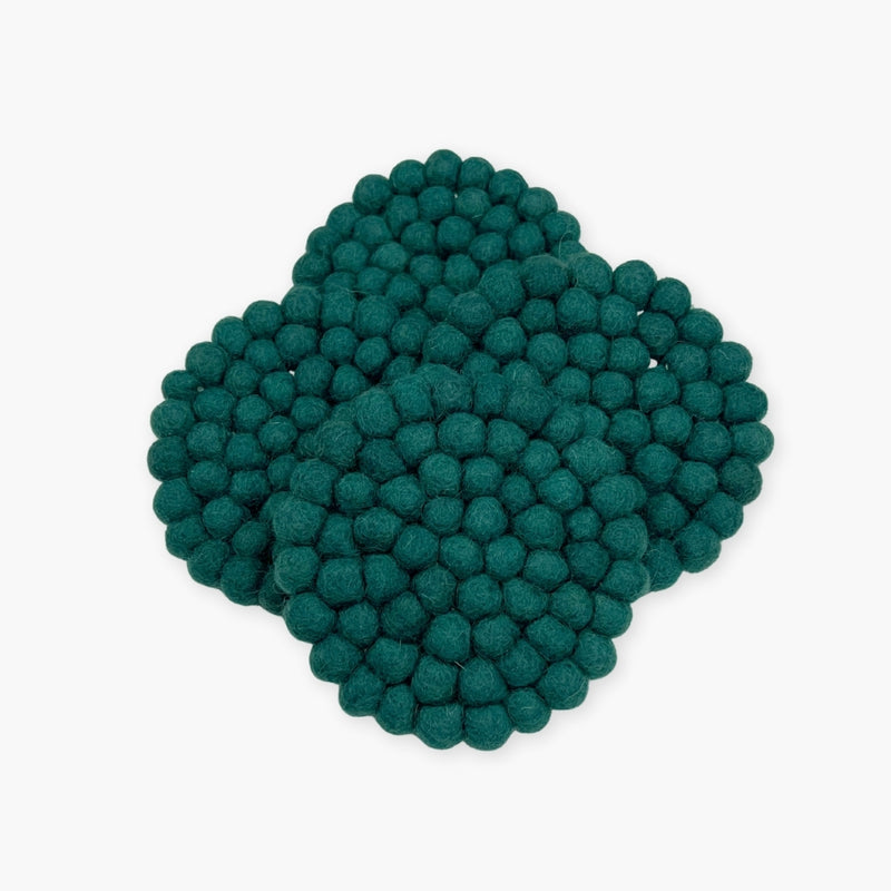 Humble Hilo Handmade Felt Coasters, Set of 4