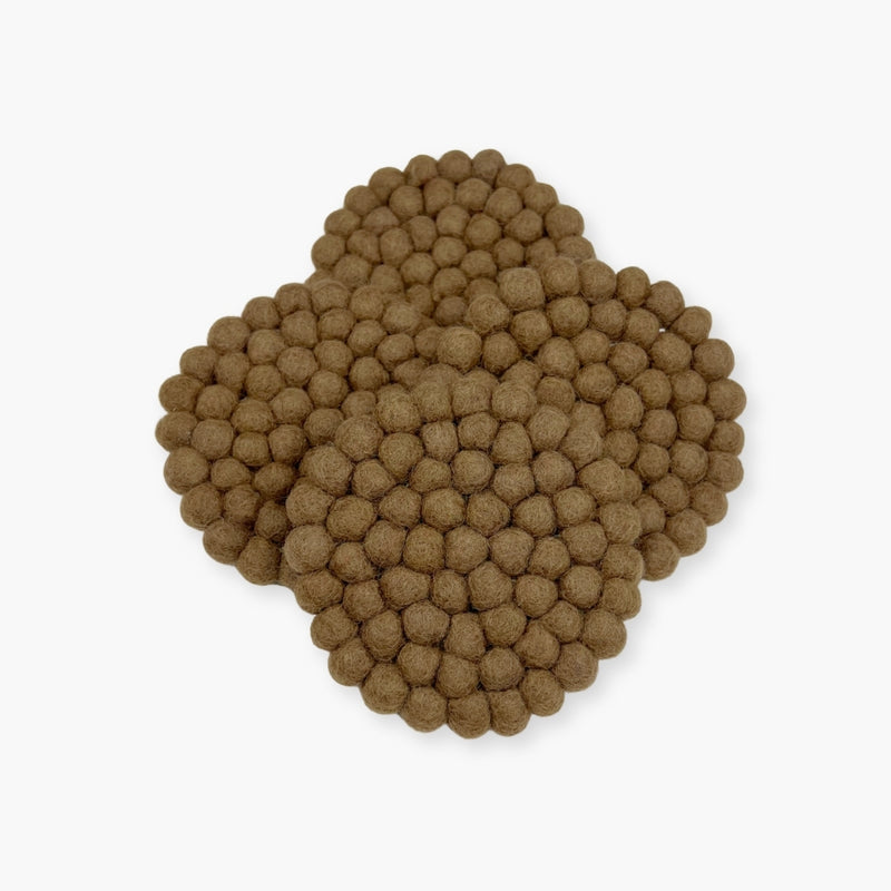 Humble Hilo Handmade Felt Coasters, Set of 4