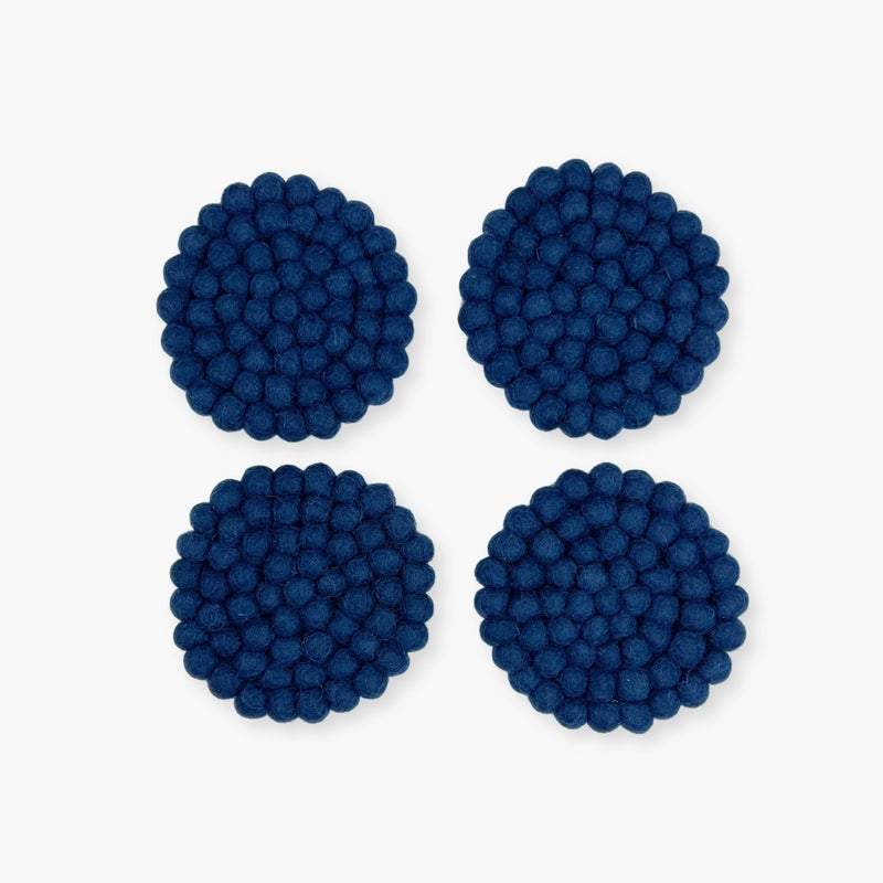 Humble Hilo Handmade Felt Coasters, Set of 4
