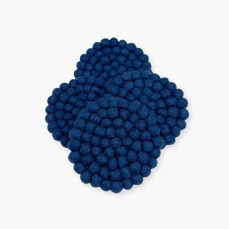 Humble Hilo Handmade Felt Coasters, Set of 4