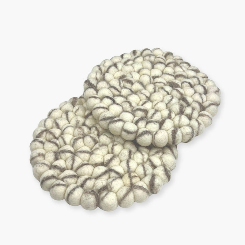 Humble Hilo Handmade Felt Trivets, Set of 2