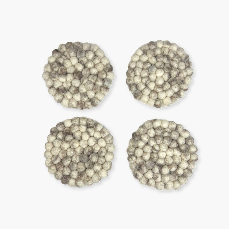 Humble Hilo Handmade Felt Coasters, Set of 4