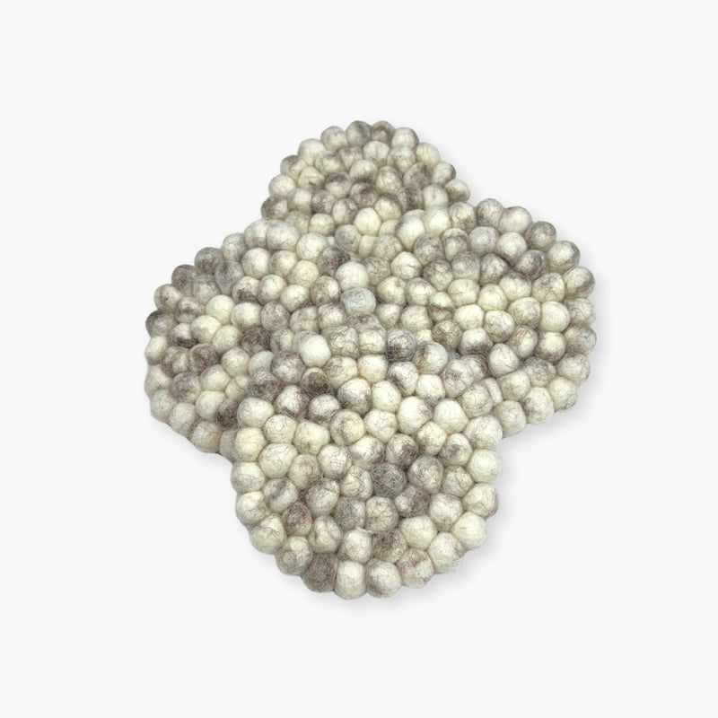 Humble Hilo Handmade Felt Coasters, Set of 4