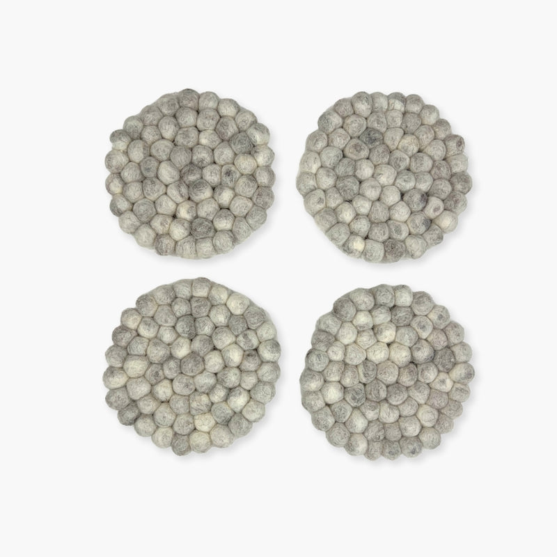 Humble Hilo Handmade Felt Coasters, Set of 4