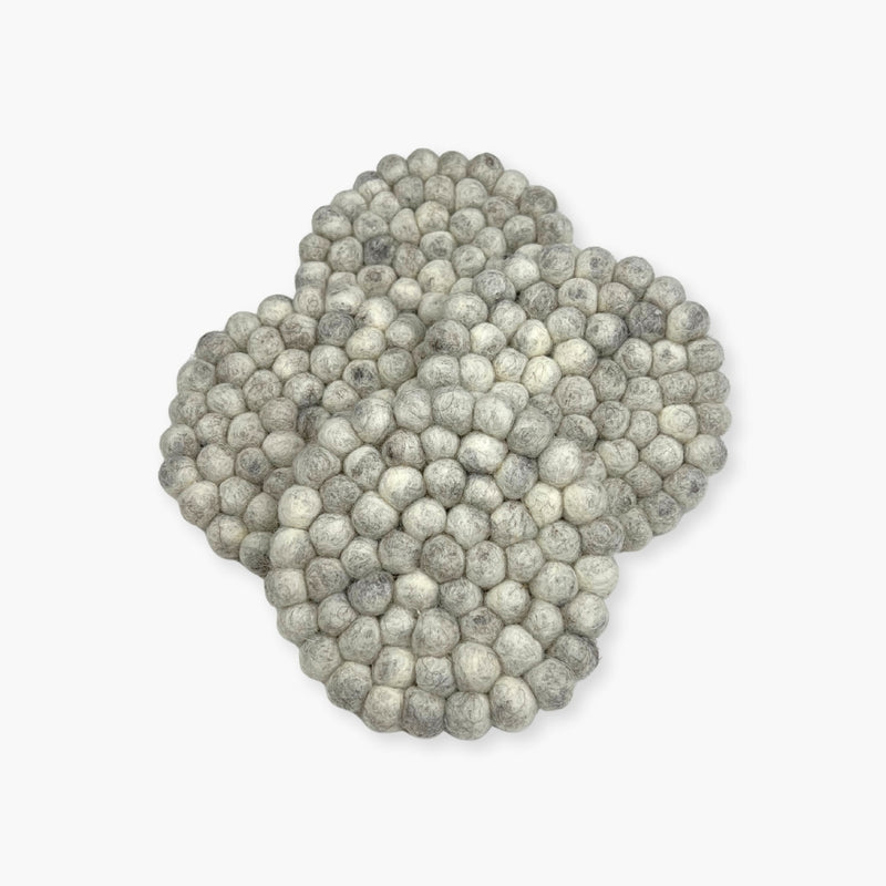 Humble Hilo Handmade Felt Coasters, Set of 4