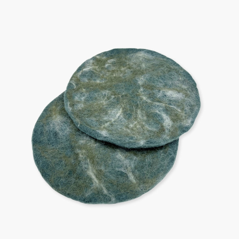 Humble Hilo Handmade Felt Thin Trivets, Set of 2