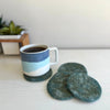Humble Hilo Handmade Felt Thin Coasters, Set of 4