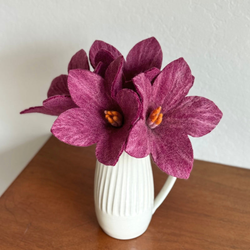 Humble Hilo Handmade Felt Flowers, 5 Petals