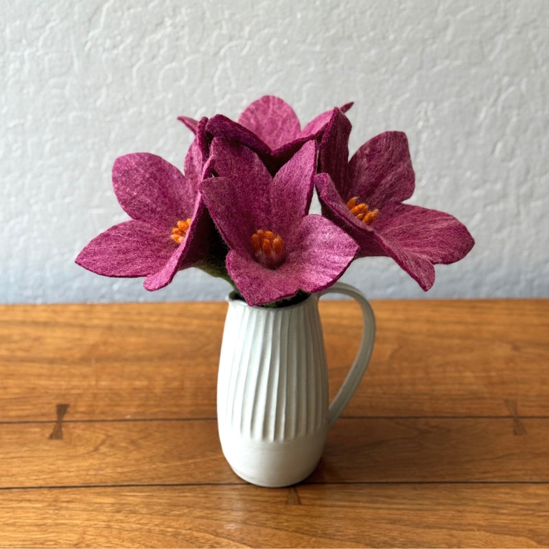 Humble Hilo Handmade Felt Flowers, 5 Petals
