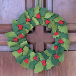 Humble Hilo Handmade Felt Flower Wreath