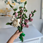 Humble Hilo Handmade Felt Flower Bouquet, Valentine's Day