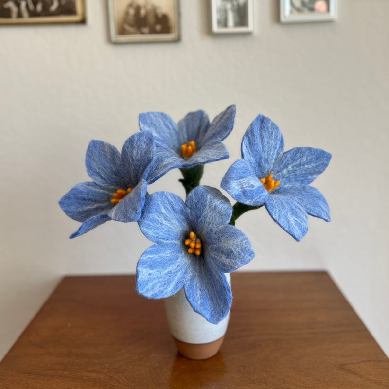 Humble Hilo Handmade Felt Flowers, 5 Petals