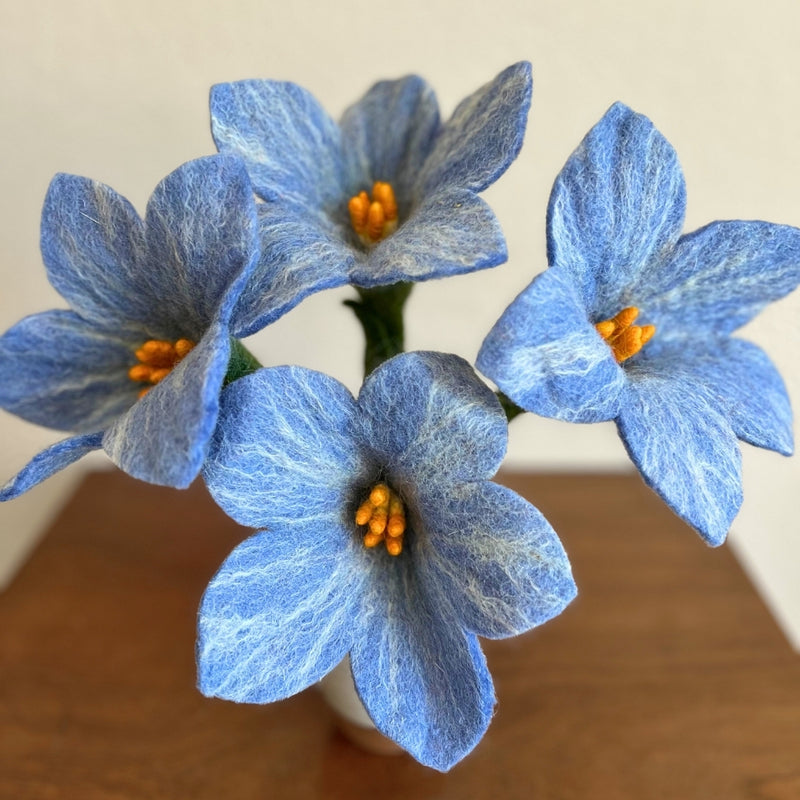 Humble Hilo Handmade Felt Flowers, 5 Petals