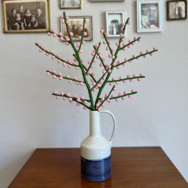 Humble Hilo Handmade Felt Flowers, Berry Stems