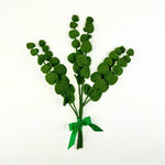 Humble Hilo Handmade Felt Flowers, 2 Leaves Branches