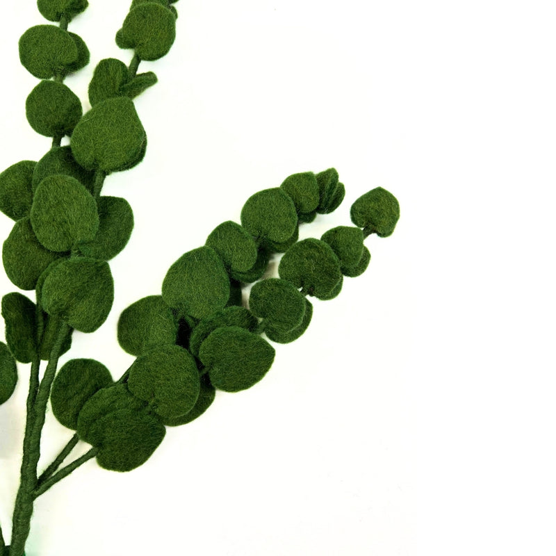 Humble Hilo Handmade Felt Flowers, 2 Leaves Branches