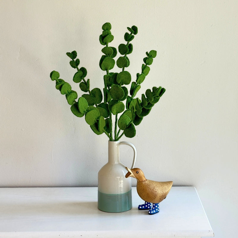 Humble Hilo Handmade Felt Flowers, 2 Leaves Branches