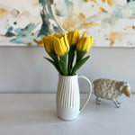 Humble Hilo Handmade Felt Flowers, 4 Tulip Flowers