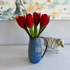 Humble Hilo Handmade Felt Flowers, 4 Tulip Flowers