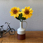 Humble Hilo Handmade Felt Flowers - Sunflowers, set of 2