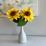 Humble Hilo Handmade Felt Flowers - Sunflowers, set of 2
