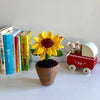 Humble Hilo Handmade Felt Flower Pot - Sunflower