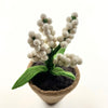 Humble Hilo Handmade Felt Flower Pot, Berry Flower