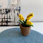Humble Hilo Handmade Felt Flower Pot, Berry Flower