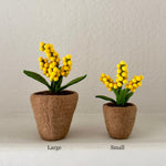 Humble Hilo Handmade Felt Flower Pot, Berry Flower