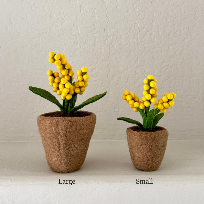 Humble Hilo Handmade Felt Flower Pot, Berry Flower