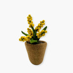 Humble Hilo Handmade Felt Flower Pot, Berry Flower