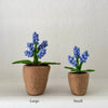 Humble Hilo Handmade Felt Flower Pot, Berry Flower