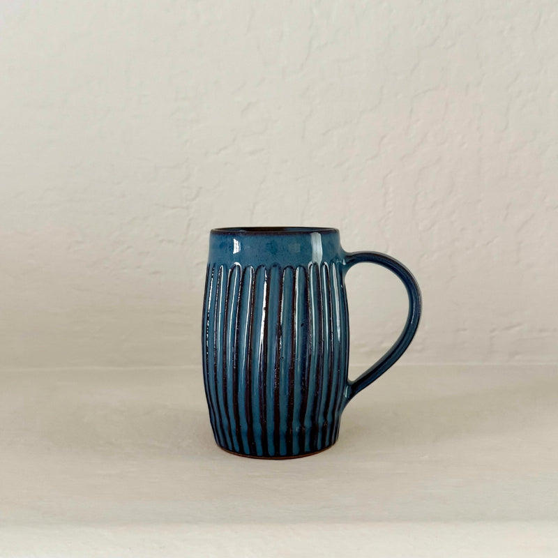 Humble Hilo Kumale Handmade Ceramic Ribbed Mug