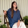 Humble Hilo Handloomed Cashmere Poncho, Classic