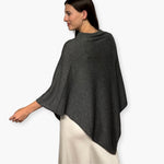 Humble Hilo Handloomed Cashmere Poncho, Classic